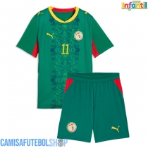 Camisa de time de futebol Senegal Nicolas Jackson #11 Replicas 2º Equipamento Infantil Mundo 2026 Manga Curta (+ Calças curtas)